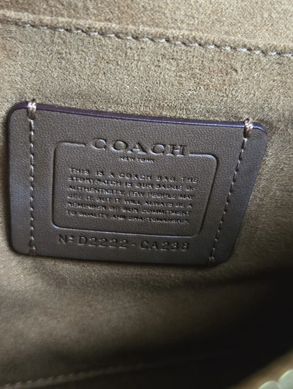Like New Coach Lane Pink Whipstitch Leather Shoulder Bag